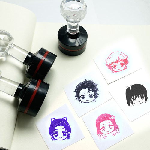 日漫鬼灭人物印章多色定制现货