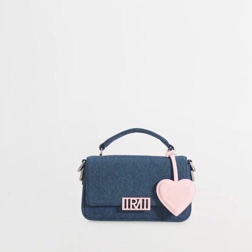 Robinmay X Ella 系列 萊姆愛心丹寧手提包(S) 3色