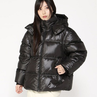 GUESS 2WAY羽絨連帽短外套