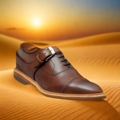 Allen Edmonds美国产高档头层牛皮搭扣正装皮鞋真皮牛津鞋单鞋男