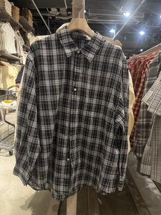 BASEMENT FG 国内北京BF正品代购格子长袖衬衫不支持退换