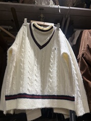 BASEMENT FG 国内北京BF正品代购V领针织毛衣不支持退换