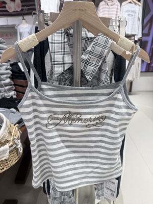 OM one moment国内北京正品代购条纹吊带背心不支持退换