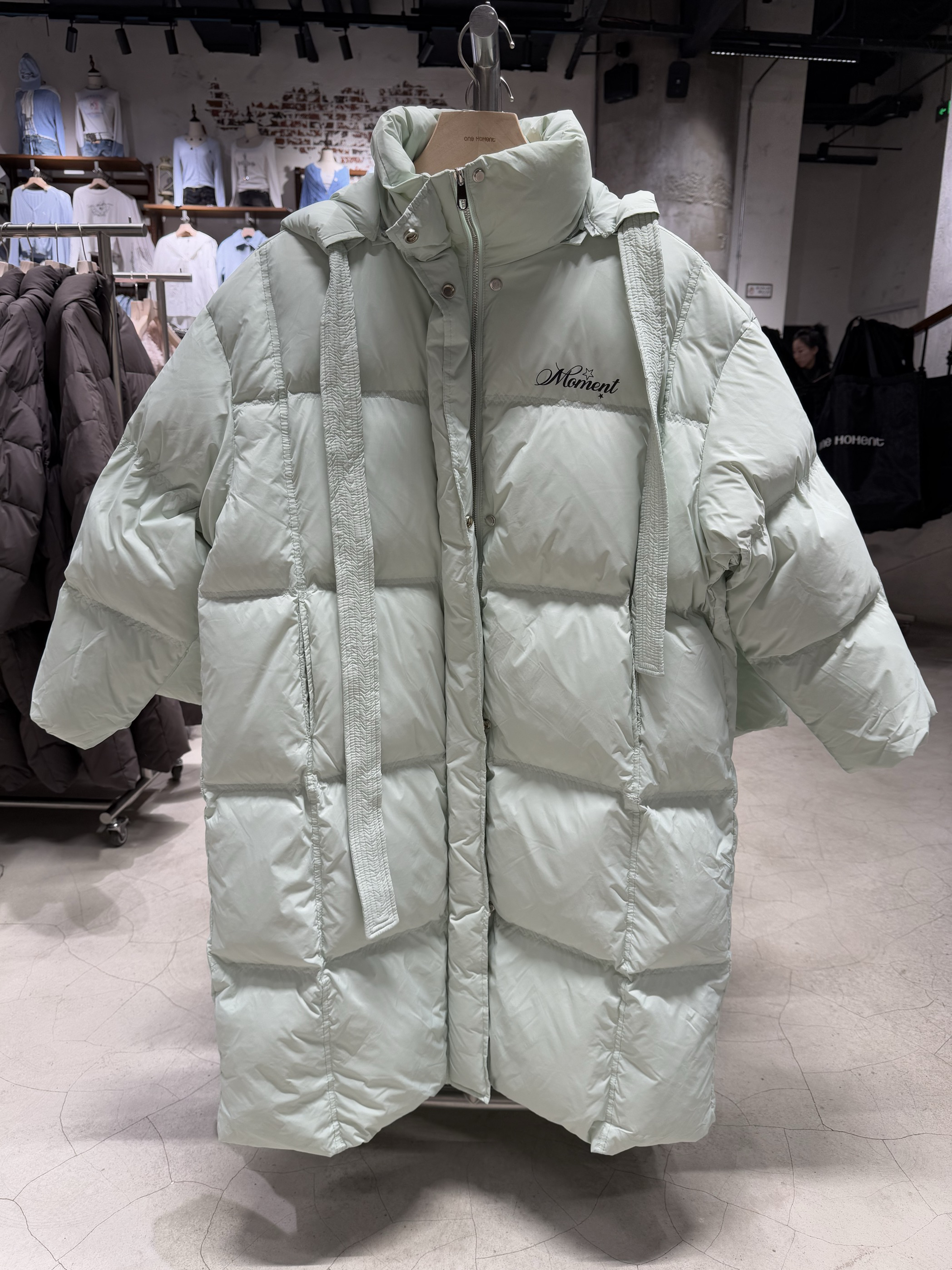OM one moment国内正品代购长款羽绒服不支持退换