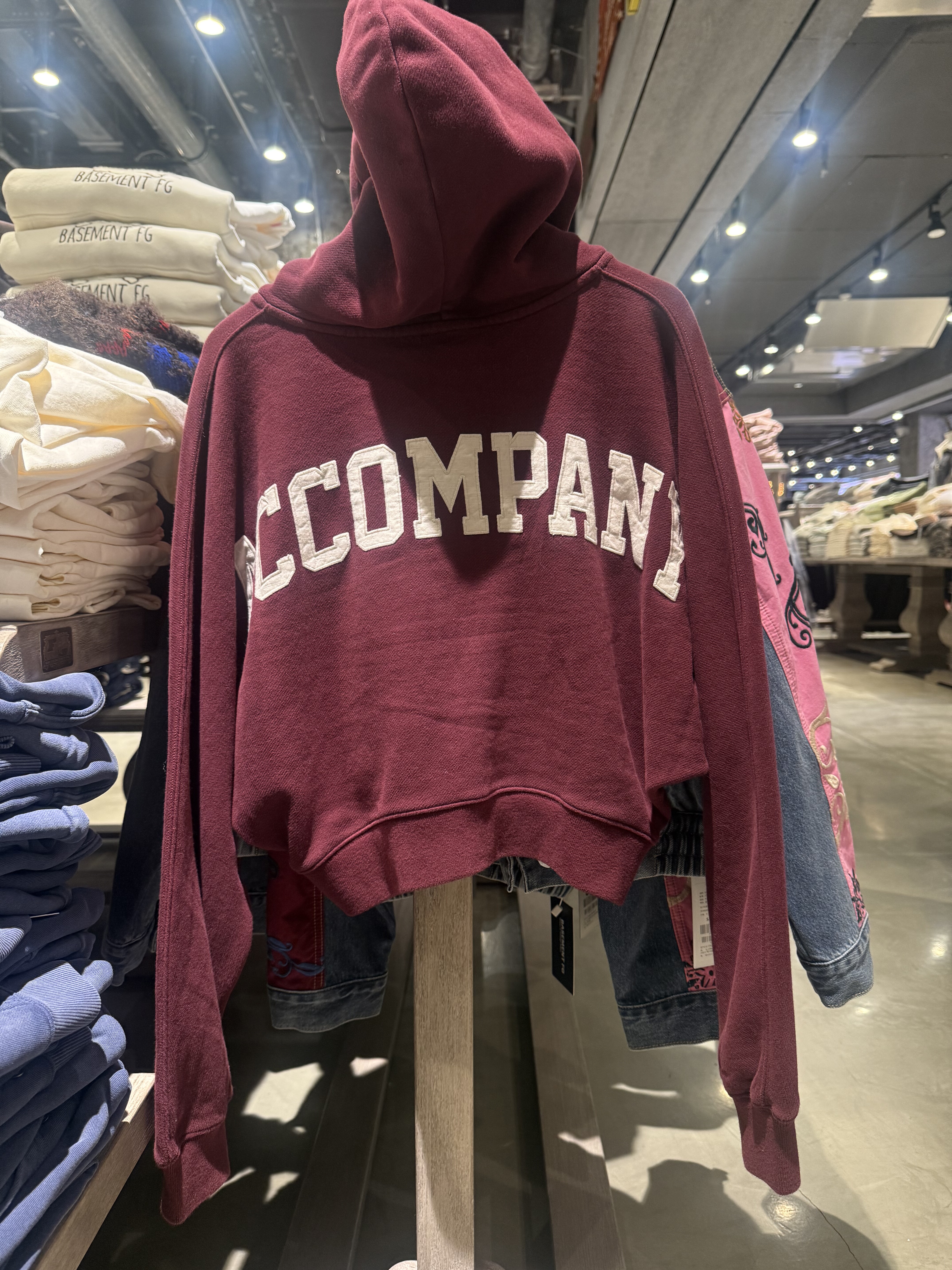 BASEMENT FG 国内北京BF正品代购连帽卫衣外套不支持退换