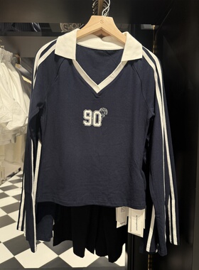 WM wmanagement国内正品代购翻领长袖T恤不支持退换