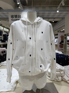 Twoi国内北京正品代购拉链小熊连帽卫衣不支持退换