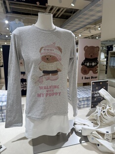 Twoi国内北京正品代购遛狗熊长袖T恤不支持退换