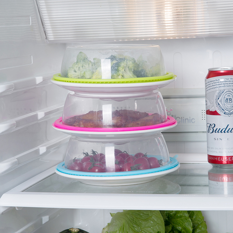 冰箱硅胶保鲜盖万能碗盖密封食用品级家用微波炉加热圆形防溅盖子
