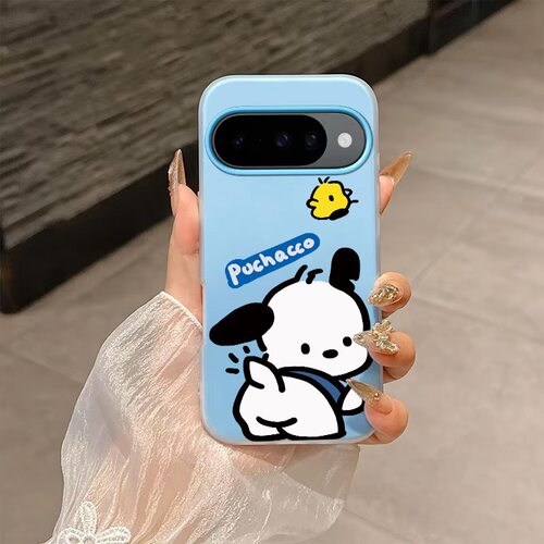 回头帕恰狗适用于谷歌Pixel10proXL/10pro手机壳9proXL果冻壳Google Pixel8pro保护套7pro卡通7A/8A/10/10pro