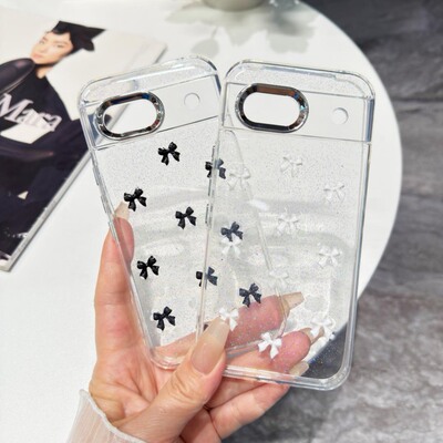 立体蝴蝶结适用于谷歌Pixel 10pro手机壳Pixel 9proXL滴胶Google Pixel8pro保护套Pixel8A/9A防摔9pro时尚