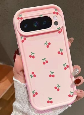 粉色卡通适用于谷歌Pixel 9pro手机壳Pixel 9proXL时尚Google Pixel8pro保护套Pixel7pro软壳7A少女Pixel8A