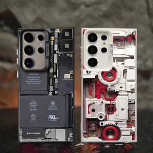 s23 手机壳note20创意A55 A54 机械装 A14电路板A35 S24ultra A53电池A15 A34硬壳S22 置适用于三星S25ultra