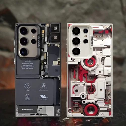 机械装置适用于三星S26ultra/S25ultra/S24+手机壳note20创意A55/A54/A53电池A16/A17电路板A35/A34硬壳S22