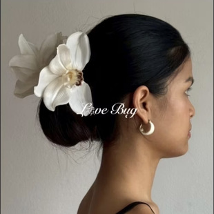 设计师品牌 Lovebug欧阳娜娜同款 花朵度假夏威夷发抓 泰国代购