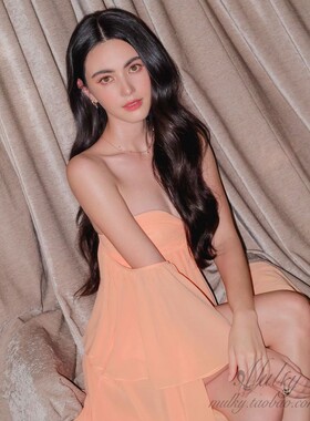 【泰国代购】设计师设计Farmul仙气飘逸海边度假Mai同款两件套装