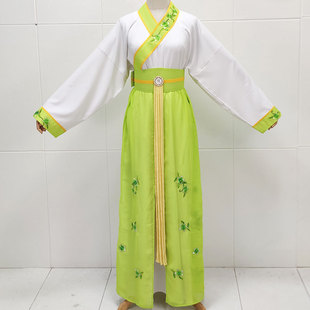 越剧小花丫头宫女丫鬟小旦戏服新款戏曲戏剧戏子黄梅戏演出服衣服