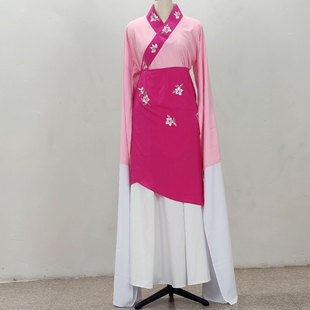 新款何文秀村姑绣花越剧戏服黄梅戏古装戏剧戏曲琼剧歌仔戏舞蹈服