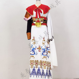 新款双烈记送信将军夸夫小将文武袍越剧戏服戏剧戏曲琼剧锡剧舞蹈