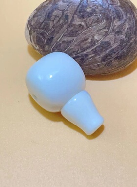 老李手工文玩象牙果简约老型三通佛头天然原果手工制作