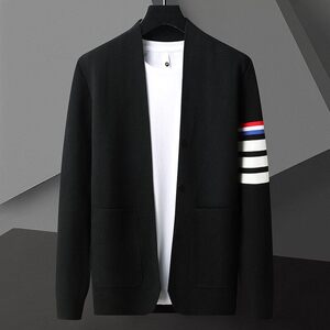 83808-特P75春季休闲时尚毛衣外套男长袖开衫轻熟风商务休闲外套图片