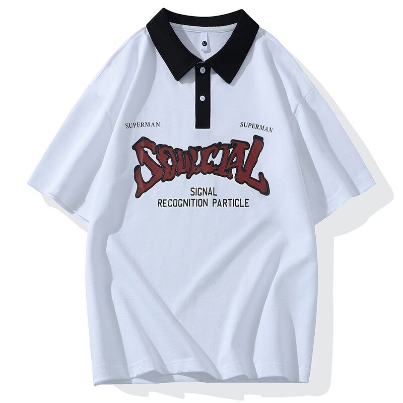 25066-特P40夏季休闲时尚T恤男短袖打底衫学生宽松翻领短袖POLO衫,男装T恤,电商D310（原电商305）