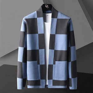 78819-特P70春季休闲时尚毛衣外套男长袖开衫轻熟风商务休闲外套