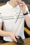 25025-P35春季休闲时尚T恤男短袖打底衫商务休闲修身短袖POLO衫，男装T恤，电商D310（原电商305）