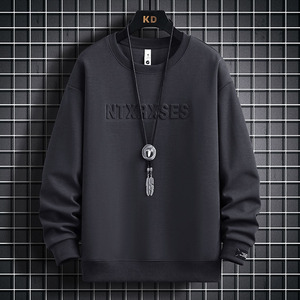 83203-P50长袖t恤男士春秋季新款潮牌ins上衣服薄款秋装潮流卫衣图片