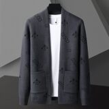 83848-特P60春季休闲时尚毛衣外套男长袖开衫轻熟风商务休闲外套，男装针织衫/毛衣，电商D310（原电商305）