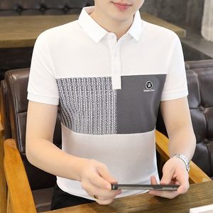 25050-特P35夏季休闲时尚T恤男短袖打底衫商务休闲修身翻领POLO衫图片