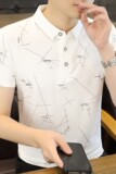 25009-P35春季休闲时尚T恤男短袖打底衫商务休闲修身短袖POLO衫，男装T恤，电商D310（原电商305）