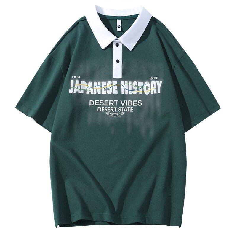 25061-特P40夏季休闲时尚T恤男短袖打底衫学生宽松翻领短袖POLO衫,男装T恤,电商D310（原电商305）