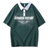 25061-特P40夏季休闲时尚T恤男短袖打底衫学生宽松翻领短袖POLO衫，男装T恤，电商D310（原电商305）