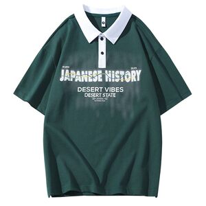 25061-特P40夏季休闲时尚T恤男短袖打底衫学生宽松翻领短袖POLO衫图片