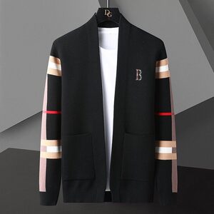 79901-特P60春季休闲时尚毛衣外套男长袖开衫轻熟风商务休闲外套图片