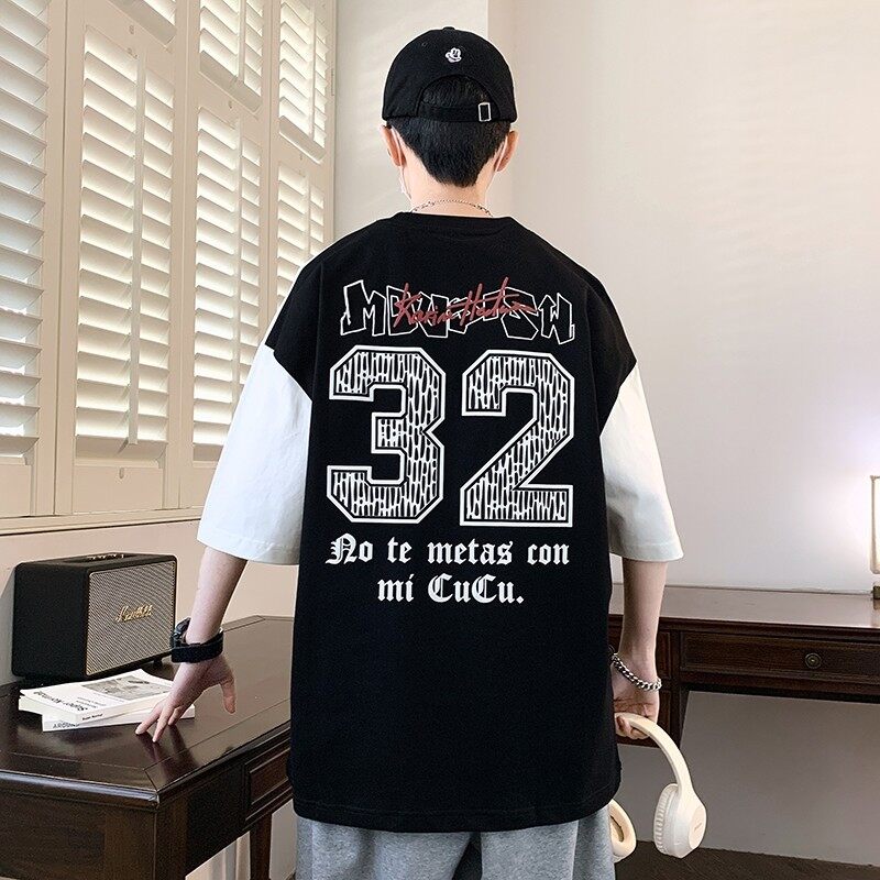 25160-特P40夏季休闲时尚T恤男短袖打底衫青少年潮牌印花T恤,男装T恤,电商D310（原电商305）