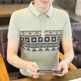 25032-特P35夏季休闲时尚T恤男短袖打底衫商务休闲修身短袖POLO衫，男装T恤，电商D310（原电商305）