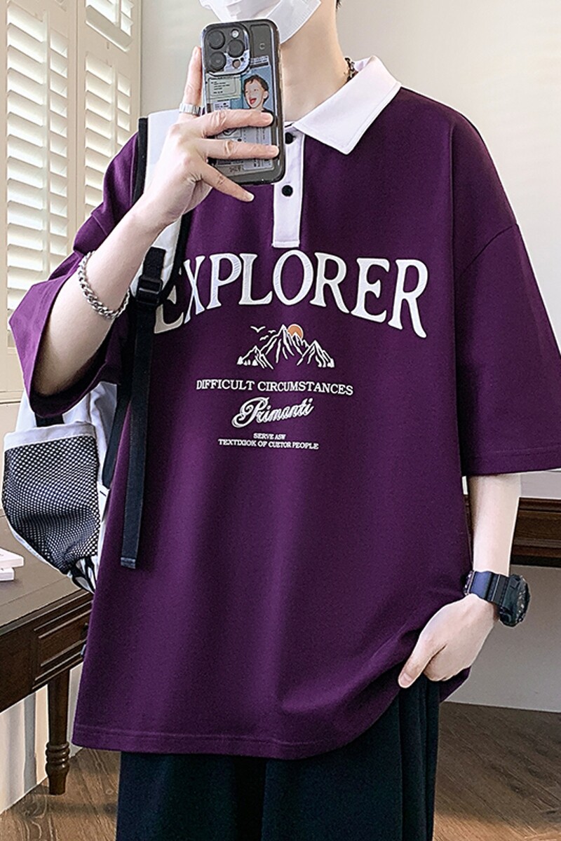 25063-特P40夏季休闲时尚T恤男短袖打底衫青少年翻领短袖polo衫,男装T恤,电商D310（原电商305）