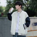 光板二开JK602特P50男春秋款宽松休闲夹克男生秋季美式纯色外套，男装夹克，电商D310（原电商305）