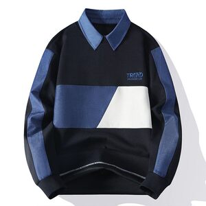 W25212-特P50 春季休闲时尚卫衣男长袖打底衫图片