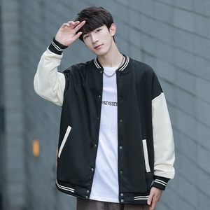 光板二开JK602特P50男春秋款宽松休闲夹克男生秋季美式纯色外套图片