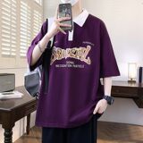 25066-特P40夏季休闲时尚T恤男短袖打底衫青少年翻领短袖polo衫，男装T恤，电商D310（原电商305）