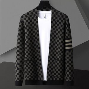 83803-特P65春季休闲时尚毛衣外套男长袖开衫轻熟风商务休闲外套图片