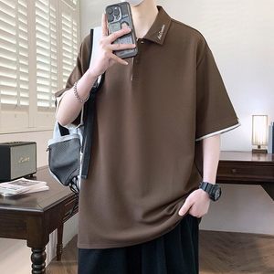 25069-特P50夏季休闲时尚T恤男短袖打底衫青少年翻领短袖polo衫