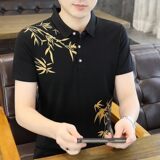 25028-P35春季休闲时尚T恤男短袖打底衫商务休闲修身翻领POLO衫，男装T恤，电商D310（原电商305）