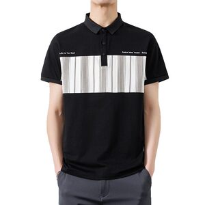 25038-特P35 夏季休闲时尚T恤男短袖打底衫 休闲翻领短袖polo衫男图片