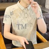 25020-P35春季休闲时尚T恤男短袖打底衫商务休闲修身短袖POLO衫，男装T恤，电商D310（原电商305）