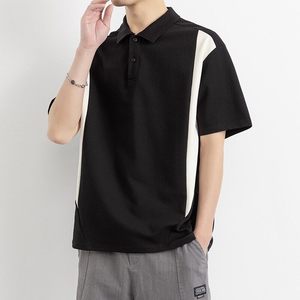 25070-特P60夏季休闲时尚T恤男短袖打底衫潮牌翻领短袖polo衫男图片