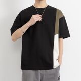 85165-特P55男高克重短袖T恤重磅厚款宽松潮牌圆领打底衫，男装T恤，电商D310（原电商305）
